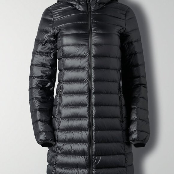 Aritzia Tna Botanie Long Puffer Jacket 